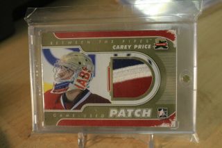 2011 - 12 Between The Pipes Game Patch Carey Price.  Gold.