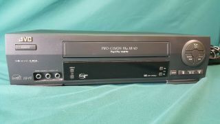 Jvc Hr - Vp58u 4 Head Hi - Fi Stereo Video Cassette Recorder Vcr Vhs Player & Remote