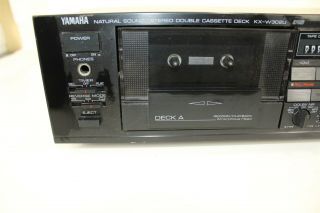 Yamaha Dual Cassette Deck KX - W302U Component 18 Watts 2