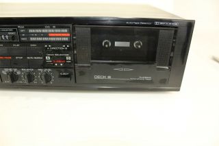 Yamaha Dual Cassette Deck KX - W302U Component 18 Watts 3