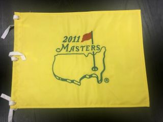 2011 Masters Embroidered Pin Flag - No Autograph