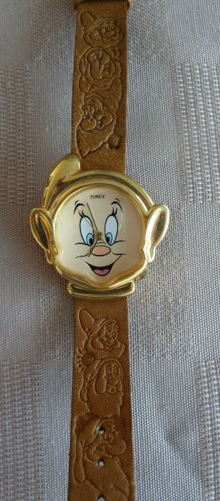 Vintage Walt Disney Timex Dopey Watch And Bradley Mickey Mouse Watch 2