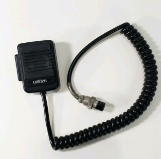 Vintage Uniden Cb Mic Handheld Microphone 4 Pin Black Radio