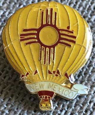Vintage Mexico Hot Air Balloon Travel Souvenir Pin