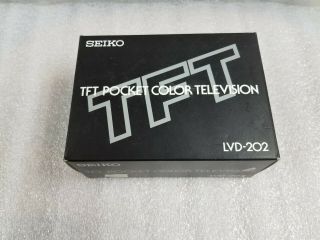 Seiko Tft Pocket Color Television (model: Lvd - 202) W/ Backlight Bundle