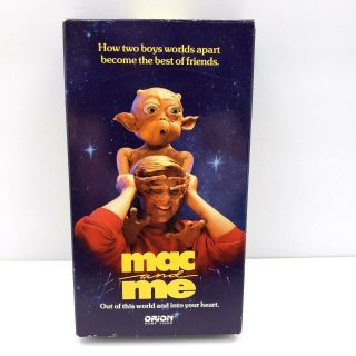 Mac And Me Vintage Vhs Tape Movie