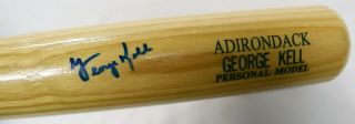 George Kell Signed Adirondack 302 Blonde Personal Model Bat 34 Inches Jw681