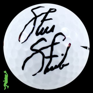 Steve Stricker Autographed Titleist Masters Logo Golf Ball Pga Bas Beckett