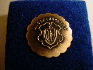 Vintage Massachusetts State Seal Lapel/hat Pin S223