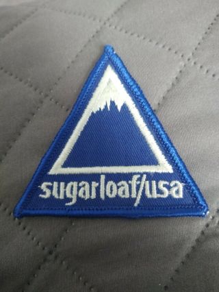 Sugarloaf/usa,  Maine Skiing Souvenir Ski Carrabasset Valley Resort Patch -