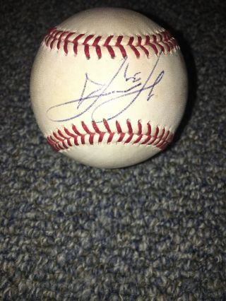 David Ortiz Autographed Baseball Red Sox Major League Baseball