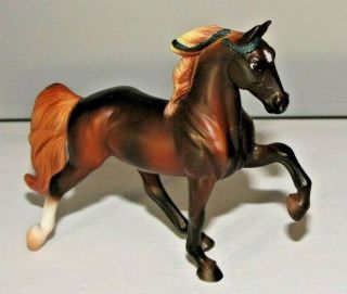 Breyer Chestnut w/ Green Ribbon Stablemate TWH 6032 From Stablemate Assortment 3