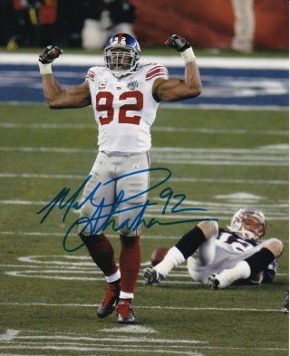 Michael Strahan Signed Autograph 8x10 Photo York Giants