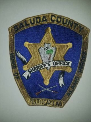 Very Old Vintage Saluda County South Carolina Sc Sheriff 