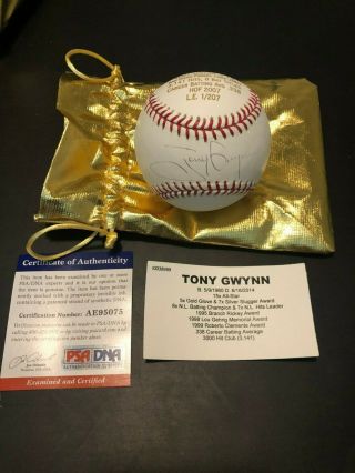 2019 Tristar Hidden Treasures Game Changers Tony Gwynn Autograph Baseball
