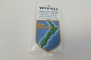 Nip Zealand Souvenir Embroidered Patch Badge Emblem Wivvit