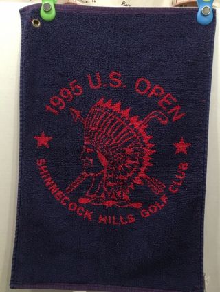 1995 Us Open Golf Shinnecock Hills Towel Vintage
