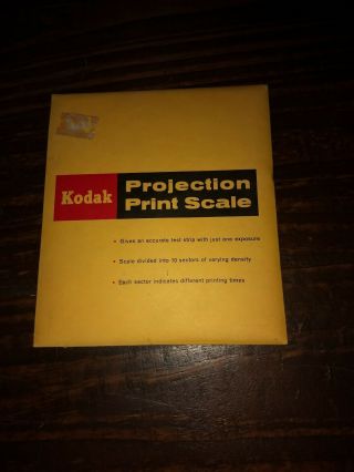 Vintage Kodak Projection Print Scale