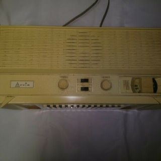 Vintage Arvin Radio Model 36r07 Off White Radio
