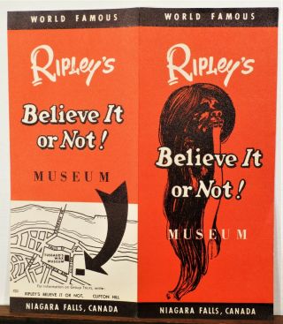 1950 ' s 60s Ripley ' s Believe It or Not Niagara Falls ON vintage travel brochure b 3