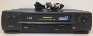Samsung Model Vr8060 Vcr 4 Head Hi - Fi Stereo Vhs Player Video Cassette Recorder