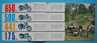 1966 BSA Motorcycle Brochure Book Cyclone Lightning Rocket Spitfire 3