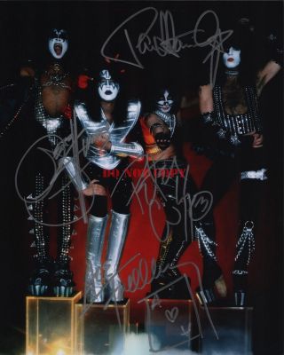 Kiss Band Signed 8x10 Autographed Photo Reprint
