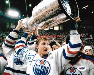 Wayne Gretzky Los Angeles Kings Edmonton Oilers Signed Reprint