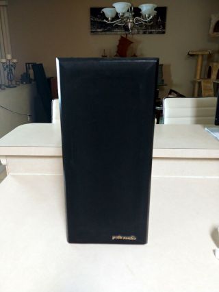 Single Polk Audio 5jr Monitor Series Speaker In Black