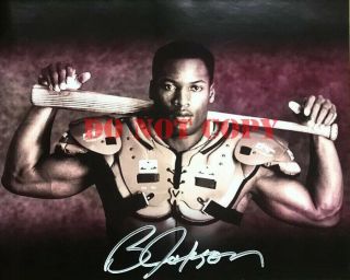 Bo Jackson Signed Autograph Bo Knows Bo 8x10 Photo