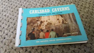 Vintage Carlsbad Caverns Souvenir Picture Book - Ten Color Photographs