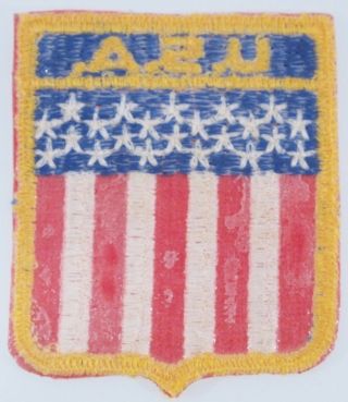Vintage USA United States Flag Souvenir Embroidered Iron On Patch 3