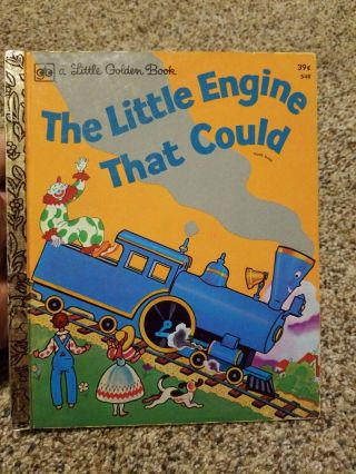 Vintage A Little Golden Book The Little Engine That Could By Watty Piper 1973