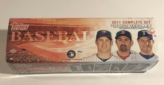 2011 Topps Series 1&2 Complete 660 - Card Factory Box Set,  5 