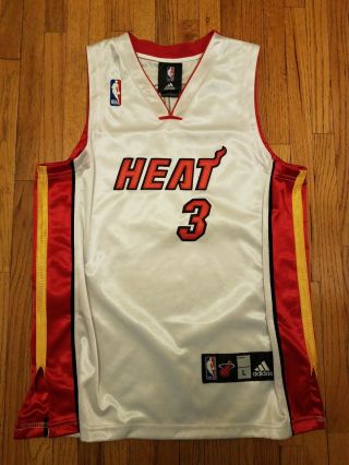 Dwyane Wade Authentic Nba L Youth Jersey Stitched Real Deal Miami Heat Lebron