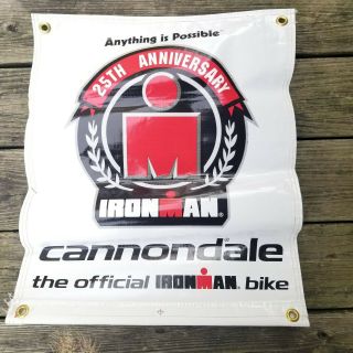 Cannondale Ironman Triathlon In Store Banner Cycling Advertising Road Mountain
