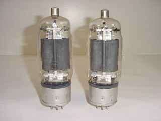2 Vintage Nos Ken - Rad Ge Usn Navy Jan Ckr 813 Vt - 144 Matched Amplifier Tube Pair