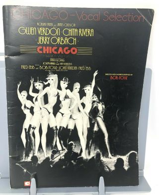 Vintage Chicago Musical Vocal Selections Gwen Verdon Chita Rivera Jerry
