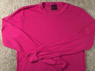 Vintage Patagonia Capilene Base Layer Long Sleeve Shirt M Pink Ski Usa