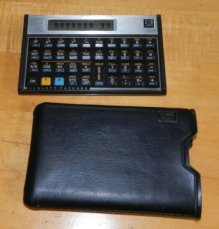 Hp Hewlett Packard Scientific Calculator Hp 11 - C Vintage W/ Slip Case Vtg