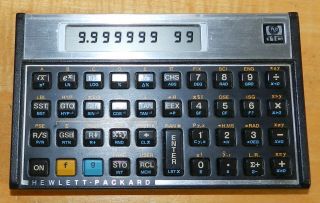 HP Hewlett Packard Scientific Calculator HP 11 - C Vintage w/ slip case VTG 2