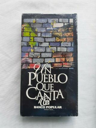 Banco Popular De Pr - Un Pueblo Canta 1992 - Especial Musical Vhs -
