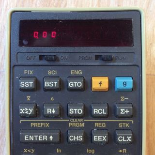 Vtg Hp Hewlett Packard 25 Scientific Calculator -