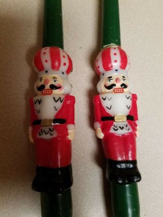 Vintage Nutcracker Christmas Holiday Taper Candles 2
