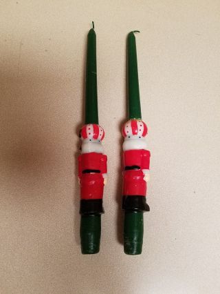 Vintage Nutcracker Christmas Holiday Taper Candles 3
