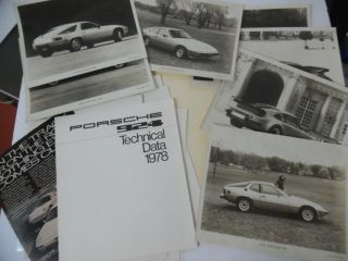1978 Porsche Factory Pr File Photos Press Releases Turbo 911 924 928