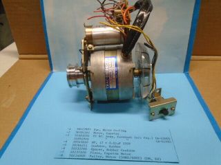 Teac A - 6300 Capstan Motor Em282 / 13410 With 50/60hz Pully & Pcb Mp Cap