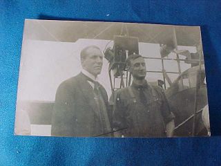Early 20thc Glenn Curtiss,  Flying Boat Bi Plane America Real Photo Postcard 14
