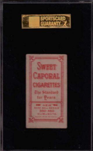 1911 T206 SWEET CAPORAL CY SEYMOUR THROWING SGC 50 VG - EX GGR4049 2