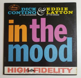 Dick Contino & Eddie Layton - In The Mood Lp 1959 Mercury Mg 20471 Hifi Vintage